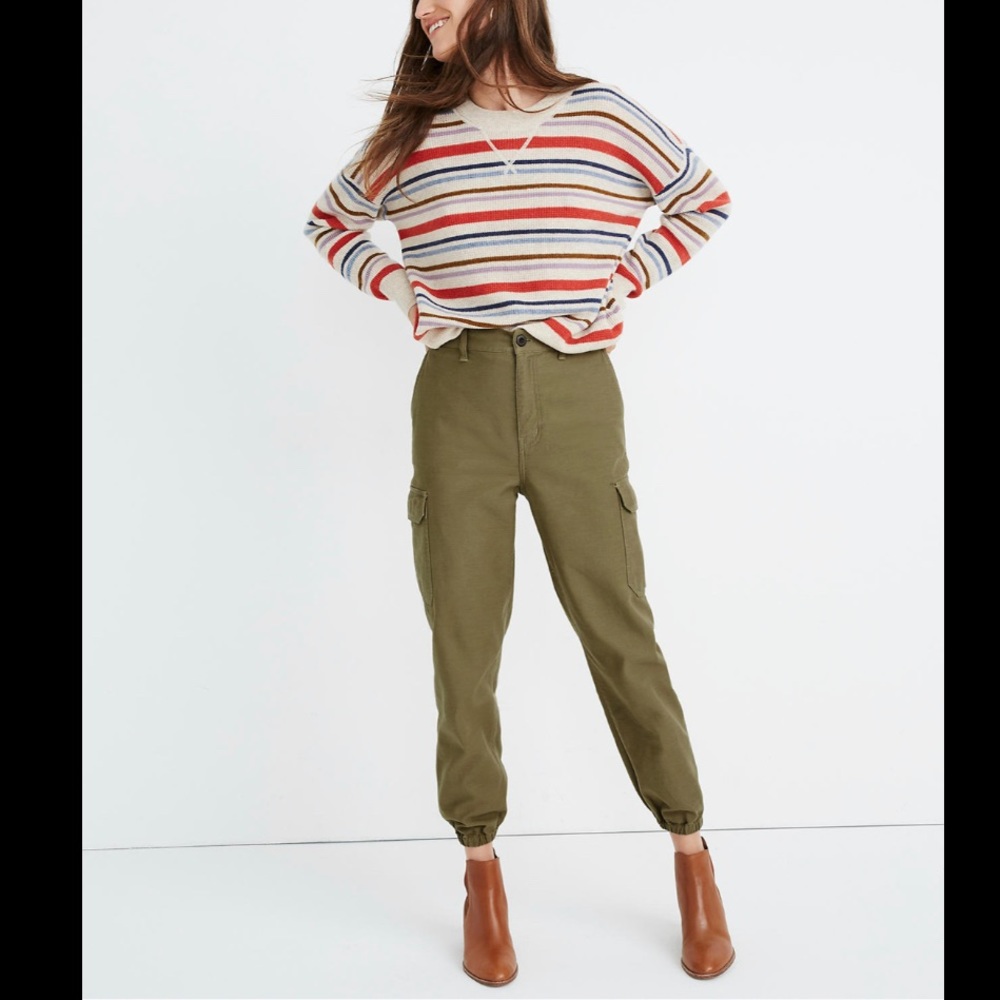 NWT Madewell High Rise Cargo Fatigue Pants